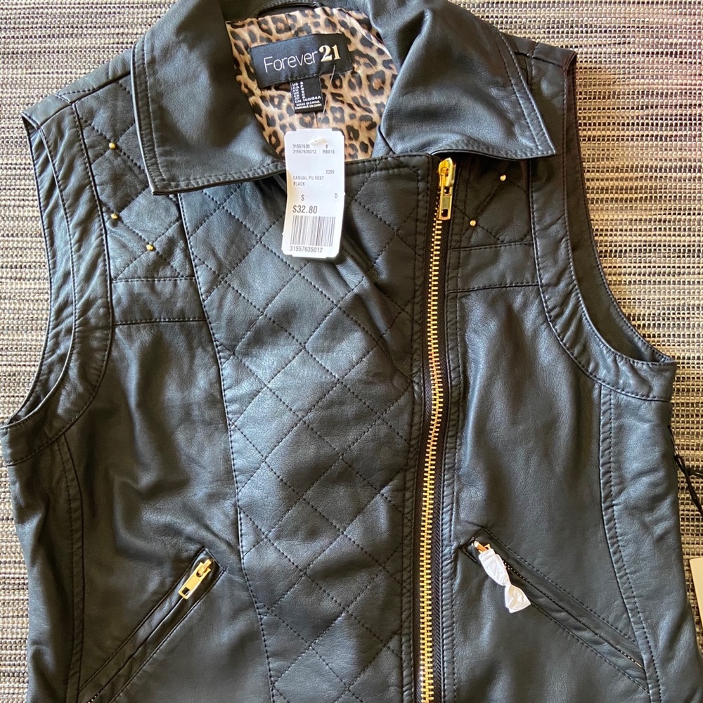 2 for 20. NWT Forever 21 Faux Leather Vest